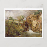 Mill at Gillingham, Dorset, 1825-26 (oil on canvas