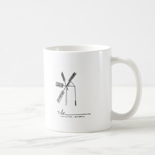 mill on white background coffee mug (Right)