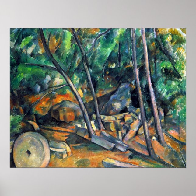 Mill Stone by Paul Cezanne Poster (Front)