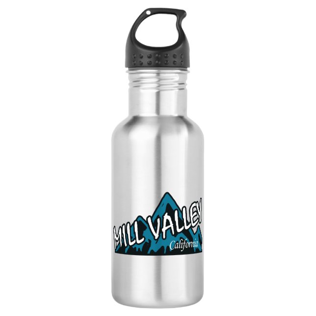 Mill Valley California Mountains 532 Ml Water Bottle (Front)