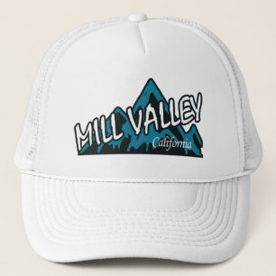 Mill Valley California Mountains Trucker Hat