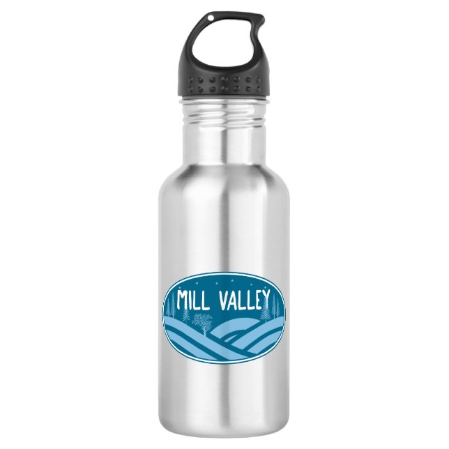 Mill Valley California Outdoors 532 Ml Water Bottle (Front)