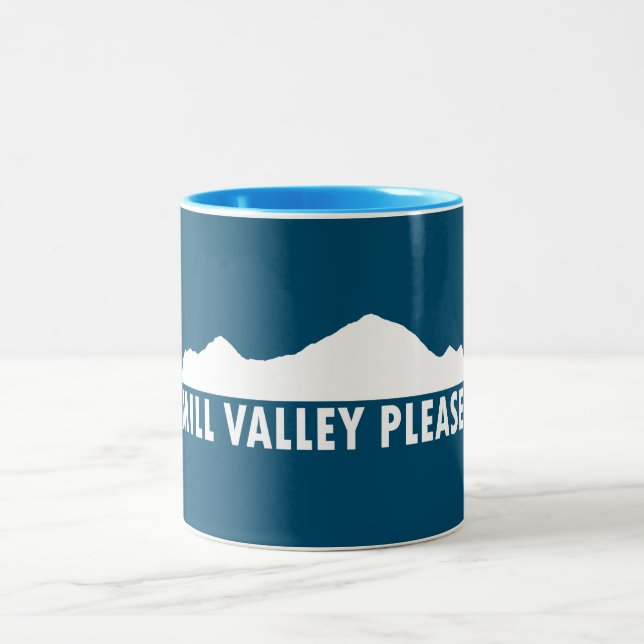 Mill Valley California Please Two-Tone Coffee Mug (Center)