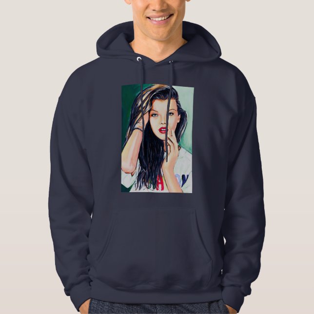 Milla Jovovich T-ShirtMilla Jovovich  Hoodie (Front)