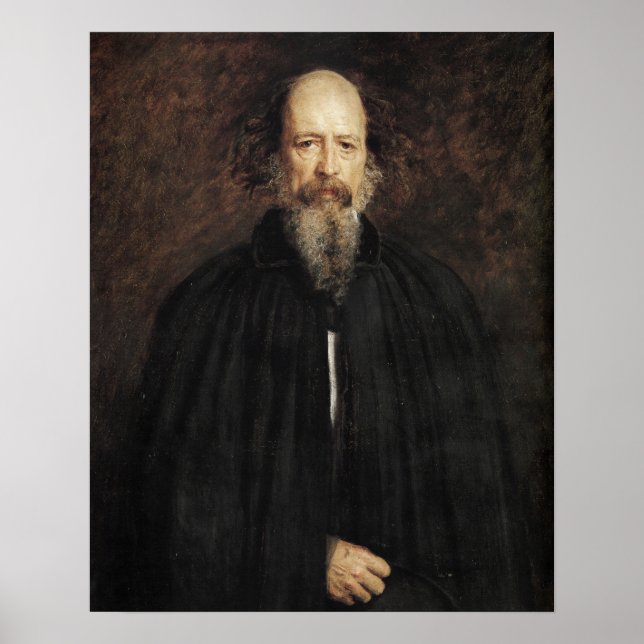 Millais - Lord Alfred Tennyson 1881 Poster (Front)