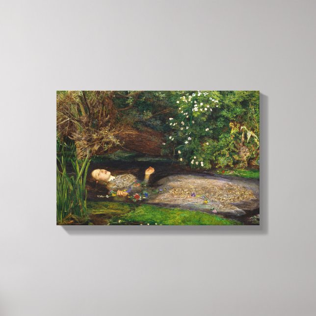 Millais Ophelia CC0496 Canvas Print (Front)