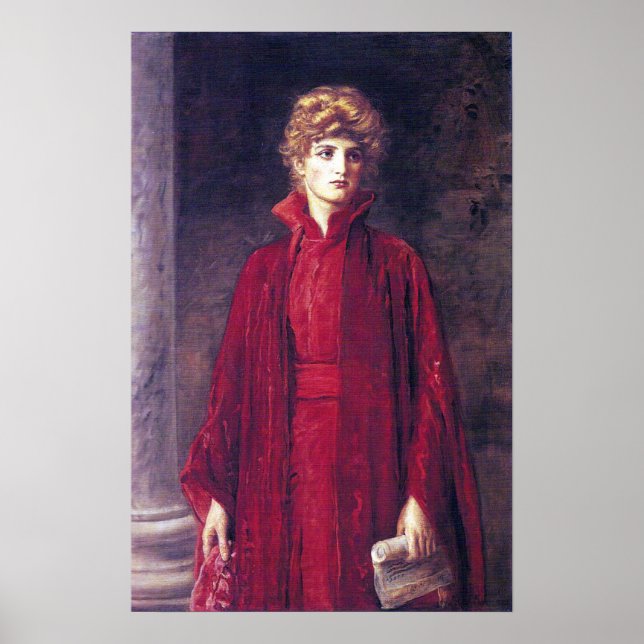 Millais - Portia 1886 Poster (Front)
