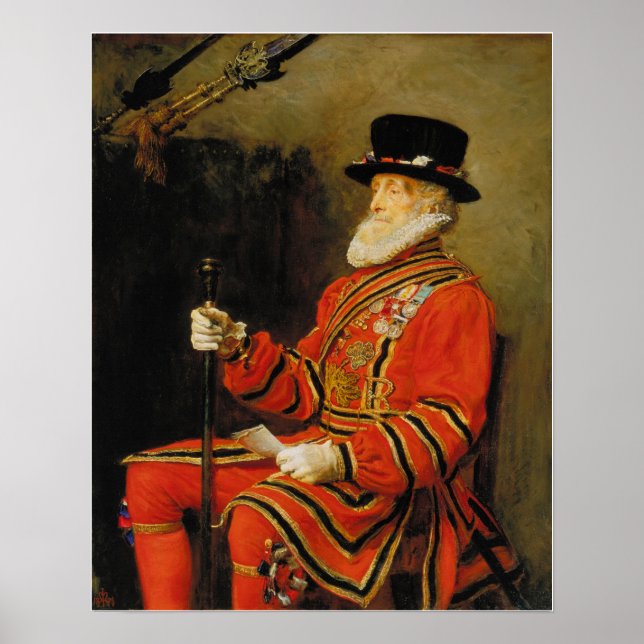 Millais - The Yeoman Of The Guard Poster (Front)