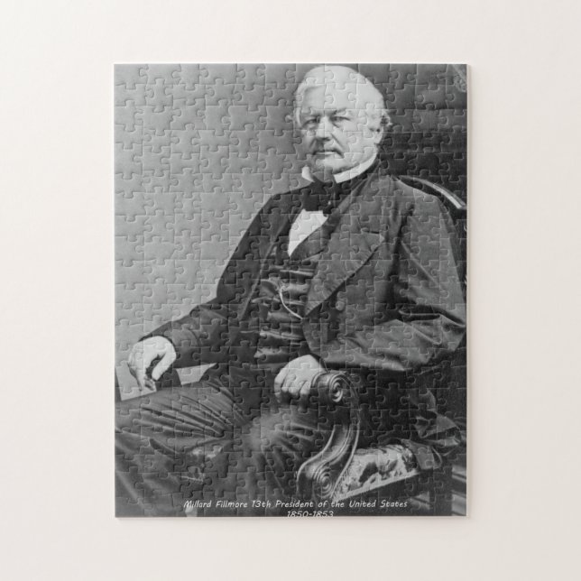 Millard Fillmore 13th President of America. Jigsaw Puzzle (Vertical)