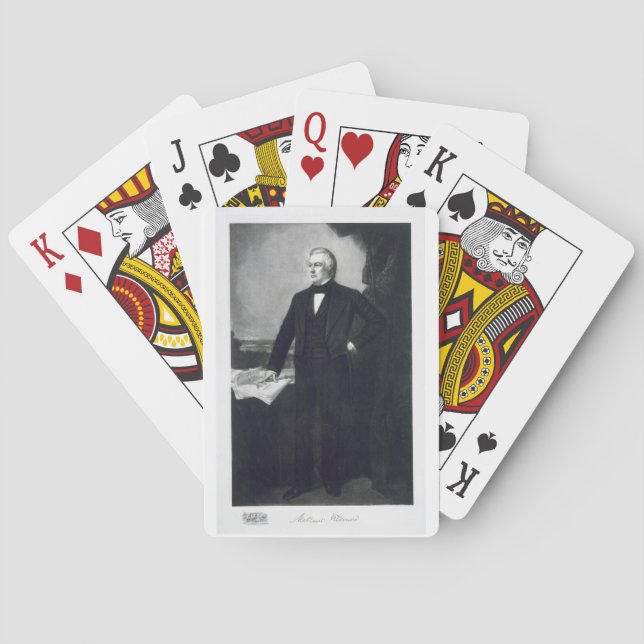 Millard Fillmore, 13th President of the United Sta Playing Cards (Back)