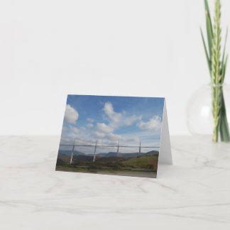 Millau Viaduct, France Holiday Card