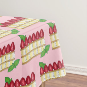 Mille Feuille French Pastry Afternoon Tea Party Tablecloth