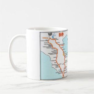 MILLE MIGLIA MAP - MUG