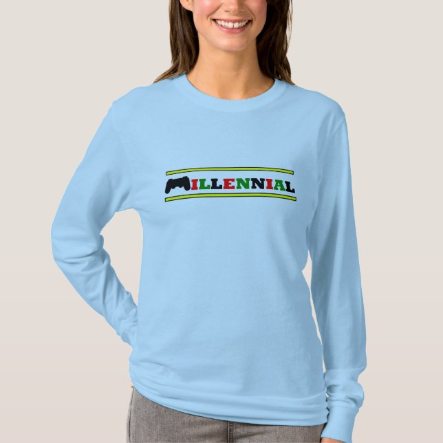 Millennial Gamer T-Shirt (Front)