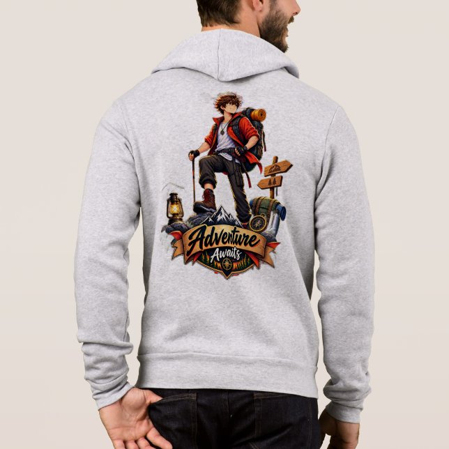 Millennial Mountain Adventure Explorer Hoodie (Back)