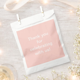 Millennial Pink Favour Bags