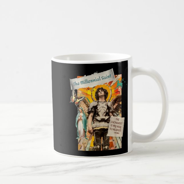 Millennial Saint The Eucharist Way To Heaven  Coffee Mug (Right)