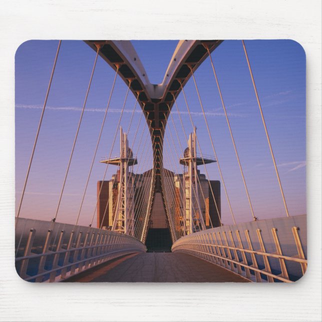 Millennium Bridge, Lowry Centre, Salford Mouse Mat (Front)