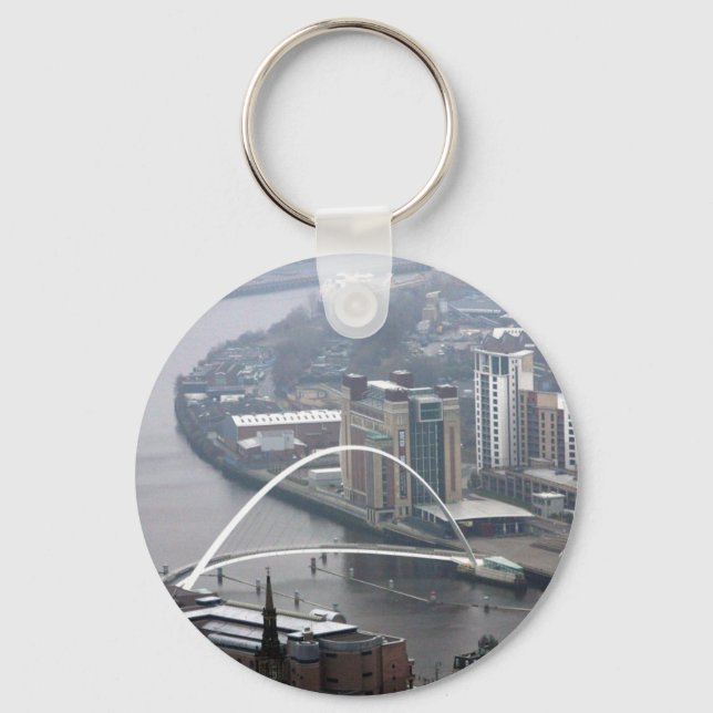 Millennium Bridge Newcastle upon Tyne Key Ring (Front)