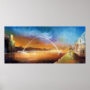 Millennium Bridge Newcastle upon Tyne Print