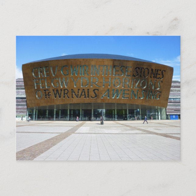 Millennium Centre, Cardiff, Wales Postcard (Front)