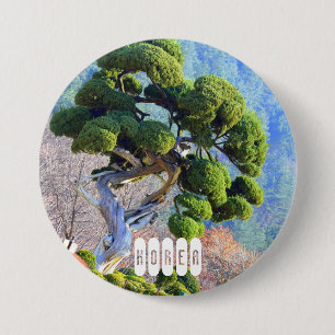 Millennium Juniper of South Korea 7.5 Cm Round Badge