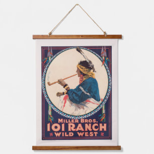 Miller Bros. 101 Ranch, Wild West Circus Poster Hanging Tapestry
