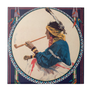 Miller Bros. 101 Ranch, Wild West Circus Poster Tile