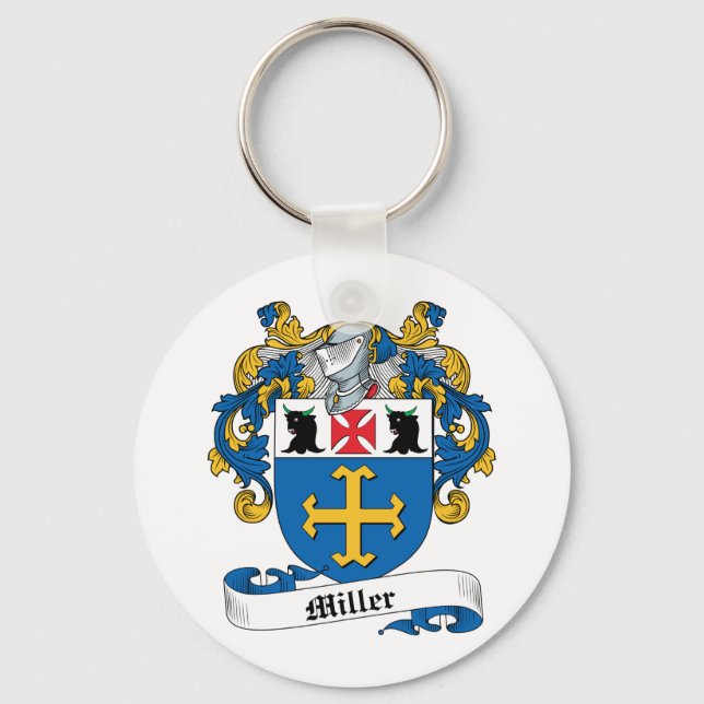 Miller Family Crest Key Ring (Front)