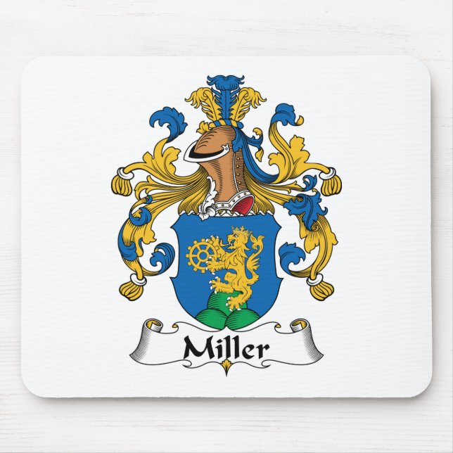 Miller Family Crest Mouse Mat (Front)