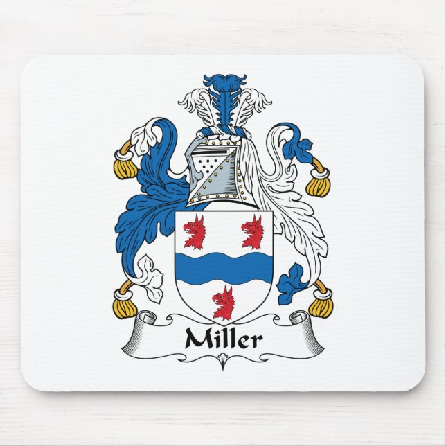 Miller Family Crest Mouse Mat (Front)