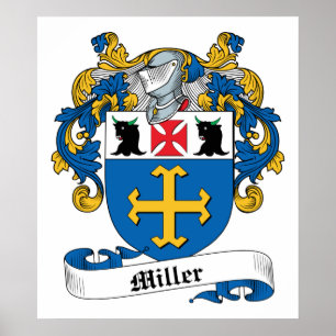 Miller Family Crest Poster