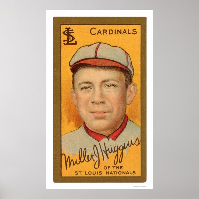 Miller Huggins Cardinals Baseball 1911 Poster (Front)