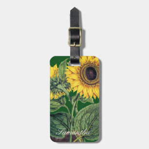 Miller: Sunflower Luggage Tag