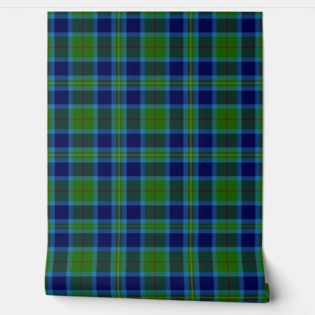 Miller Tartan Plaid Scottish Clan Wallpaper (Unrolling)