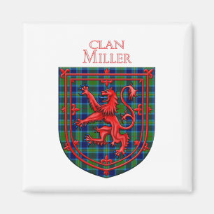 Miller Tartan Scottish Plaid Lion Rampant Magnet