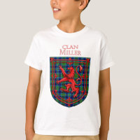 Miller Tartan Scottish Plaid Lion Rampant