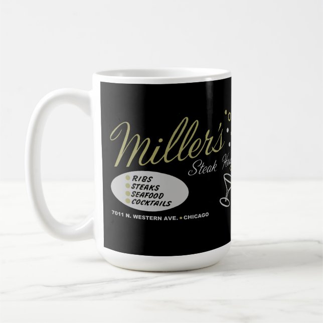 Miller's Steak House, Chicago Coffee Mug (Left)