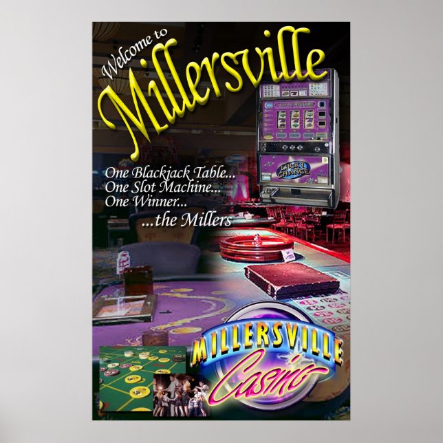 Millersville Casino Poster (Front)