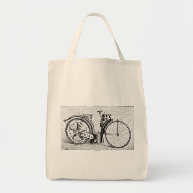 Millet Motorcycle, 1895 Tote Bag (Front)