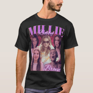 Millie Bobby Brown Aesthetic Collage  T-Shirt