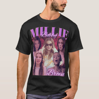 Millie Bobby Brown Aesthetic Collage  T-Shirt