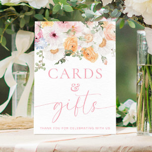 Millie Floral Cards and Gifts Sign