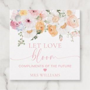 Millie Floral Let Love Bloom Favour Tags