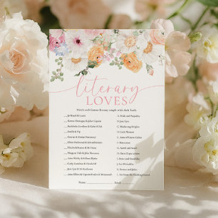 Millie Literary Loves Game Invitation