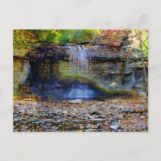 Millikin Falls in Autumn, Columbus, Ohio Postcard