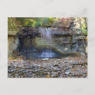 Millikin Falls, QT Metro Park, Columbus, Ohio Postcard
