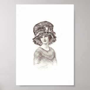 Millinery Herald Image Poster