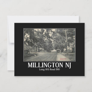 Millington NJ Rural Scene 1910s Vintage Inspired  Postcard