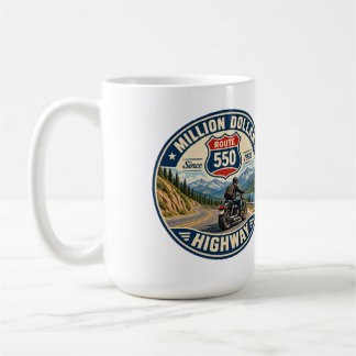 Million Dollar Highway Route 550 motorcycle gifts Coffee Mug